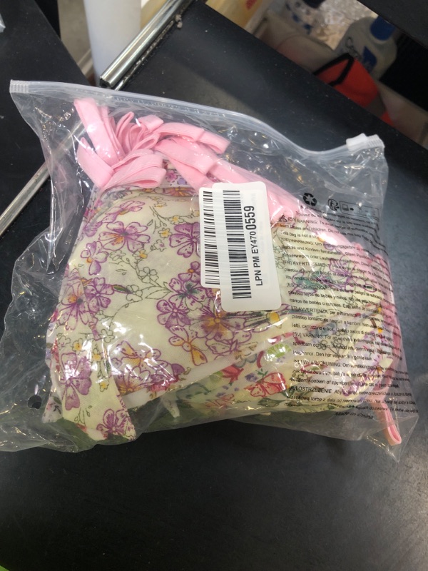 Photo 1 of 10M/32Ft Triangle Bunting Banner, 36 Pcs Cotton Fabric Flags Pennant Garlands for Birthday Party, Wedding, Baby Shower, Outdoor and Home Decorations (Pink)