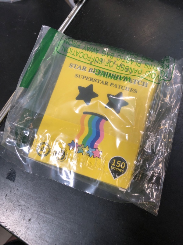Photo 1 of AUSLKA Star Pimple Patches - 150 Count - Hydrocolloid Pimple Patches, Cute Star Shape, 6 Colors, Spot Stickers For Face And Skin, Temporary Mirror