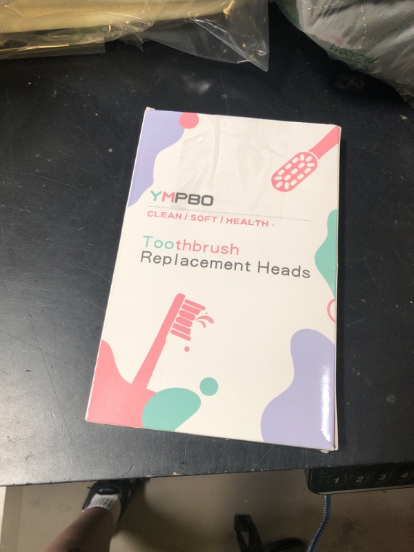Photo 1 of YMPBO Toothbrush Replacement Heads Compatible with Philips One Series Sonicare Battery Toothbrush HY1100, 10 Pack Replacement Heads, Soft Bristles, Orange Red