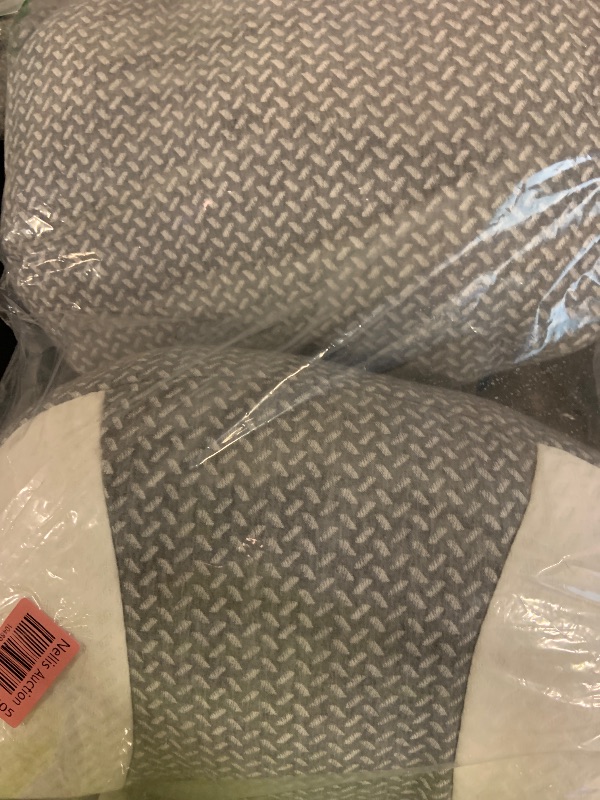 Photo 1 of Momcozy Plus W Shaped Pregnancy Pillow for Sleeping, Adjustable Maternity Pillow for Side Sleepers, Portable Wedge Belly Support, Compact Design for Back Belly and HIPS, Grey and White