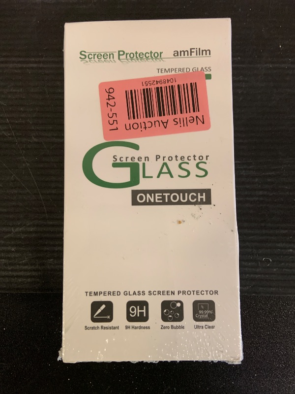 Photo 1 of amFilm Auto-Alignment OneTouch for iPhone 16 [6.1''] Screen Protector + Camera Lens Protector, Tempered Glass, 30 seconds Installation, Bubble Free, Case Friendly, Anti-Scratch [2+2 Pack]