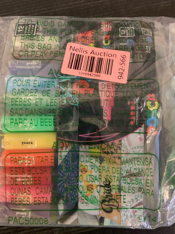 Photo 1 of Uni-posca Paint Marker Pen - Extra Fine Point - Set of 12 (PC-1M12C)