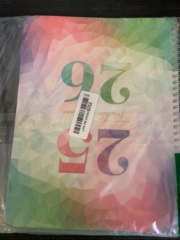 Photo 1 of Teacher Planner 2025-2026 - Teacher Lesson Planner 2025-2026, Jul. 2025 - Jun. 2026, 8.5'' x 11'' with Monthly Tabs, Inner pocket, Teacher Supplies