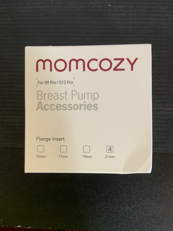 Photo 1 of Momcozy Flange Insert 21mm Compatible with 24mm Flange/Shield of Most Pumps, Insert for Breast Pump Replacement Accessories, 4PCS 21mm