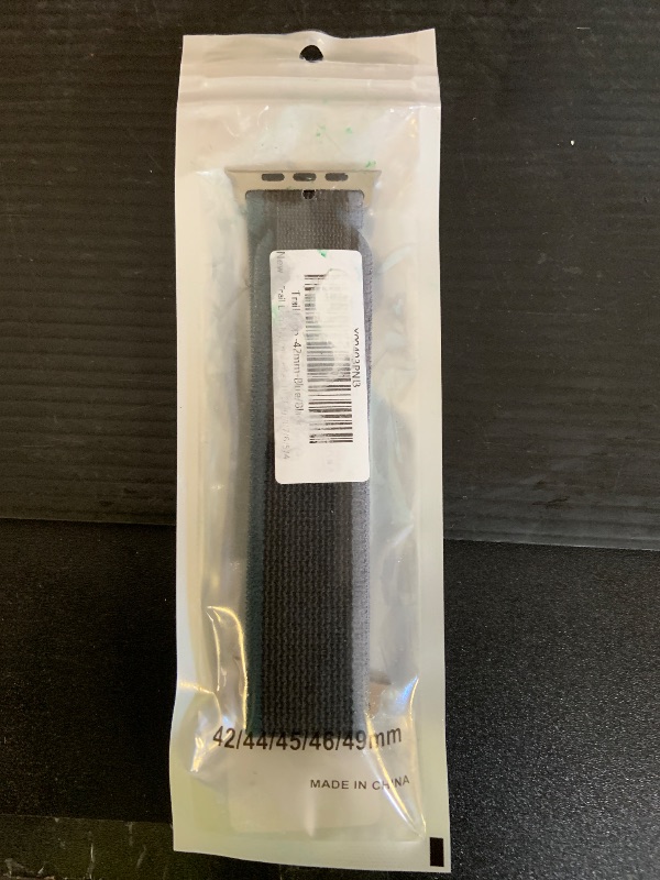 Photo 1 of Trail Loop Nylon Band - Compatible with Apple Watch Ultra 2 Band/Ultra Bands 49mm 45mm 44mm Men Women, Braided Elastic Weave Sport Strap for iWatch Ultra 2, iWatch Ultra Series 10 46mm SE/9/8/7/6/5