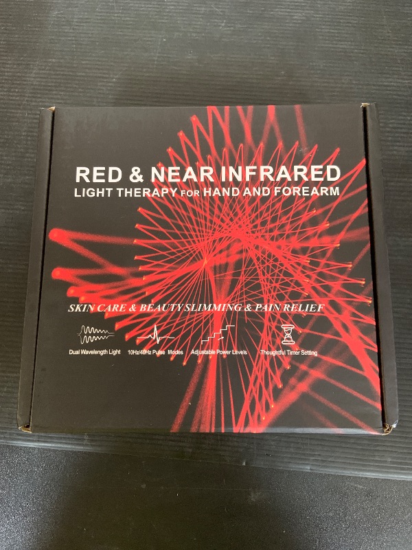 Photo 1 of Red-Light-Therapy-for-Hands,Red Light Therapy for Finger Wrist,Near Infrared Light Therapy & Red Light Therapy for Body,Dual Wavelength 150 LEDs for Hands Pain Relief(16.5IN*7IN)