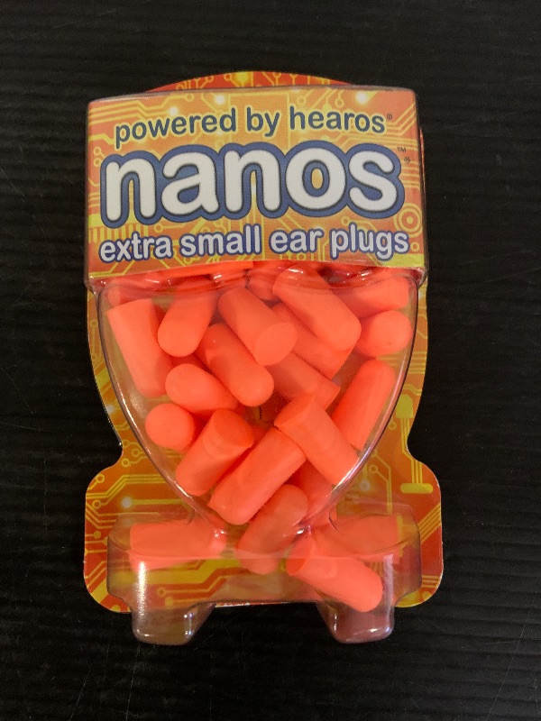 Photo 1 of HEAROS Nanos NRR 28 Noise Cancelling Foam Ear Plugs - Extra Small Hearing Protection for Petite Ears - Ideal for Sleeping snoring Travel Concerts Sports Events and Shooting (25 Pairs)
