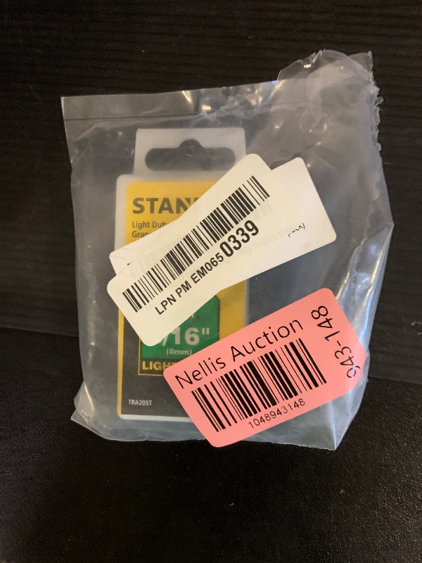 Photo 1 of Stanley TRA205T 1,000 Units 5/16-Inch Light Duty Staples (2 pack)