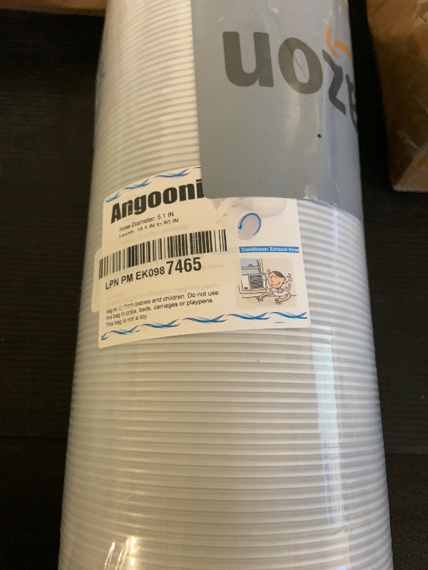 Photo 1 of Air Conditioner Exhaust Vent Hose - 5.1" Diameter, 80" Length, Universal Counter-Clockwise Thread Air Vent Compatible with Honeywell, Whynter, Frigidaire, LG, Delonghi Toshiba, Delonghi, JHS