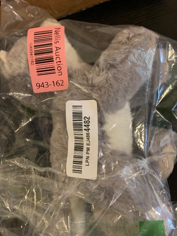 Photo 1 of Aurora® Responsibly Made Eco Nation™ Eco Softies™ Wolf Stuffed Animal - Ideal for Playtime Adventures - Perfect for Birthdays or Just Because - Gray 8 Inches
