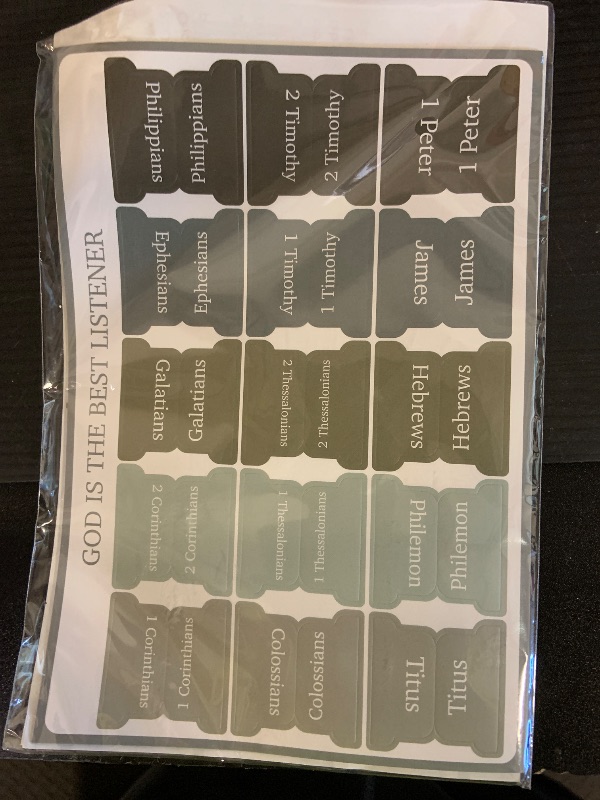 Photo 1 of Mr. Pen- Bible Tabs, 75 Tabs, Frozen Lake Theme, Laminated Bible Tabs for Women and Men, Bible Tabs for Study Bible, Bible Index Tabs, Bible Book Tabs, Bible Labels Tabs, Mr Pen Bible Tabs