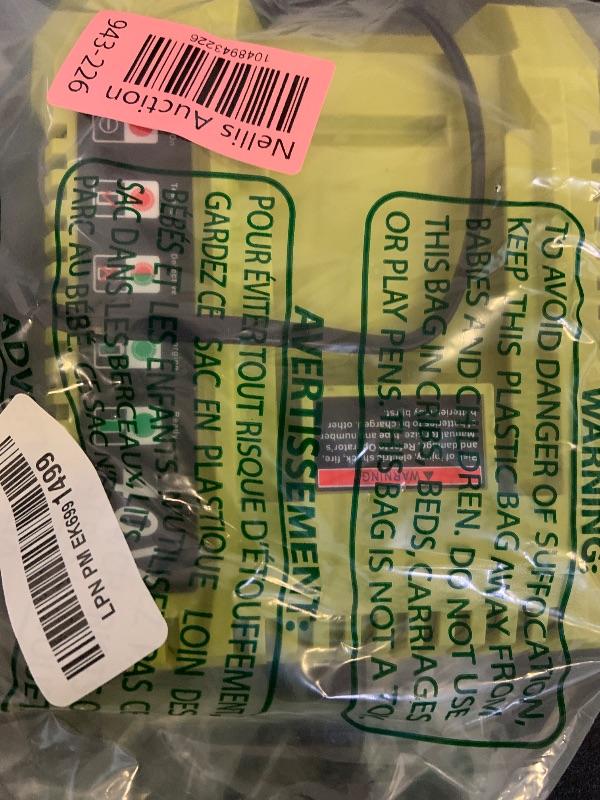 Photo 1 of Kotoate Replacement for Ryobi 40V Battery Charger, OP401 Charger Compatible with Ryobi 40V Lithium Battery OP4040 OP4050 OP4050A OP40601 OP4026 OP4015 OP4030 Fast Charger