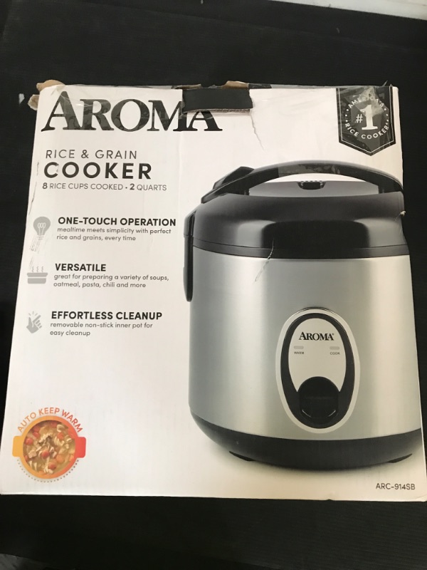 Photo 1 of Aroma ARC-914SB 8-Cup (Cooked) Rice Cooker