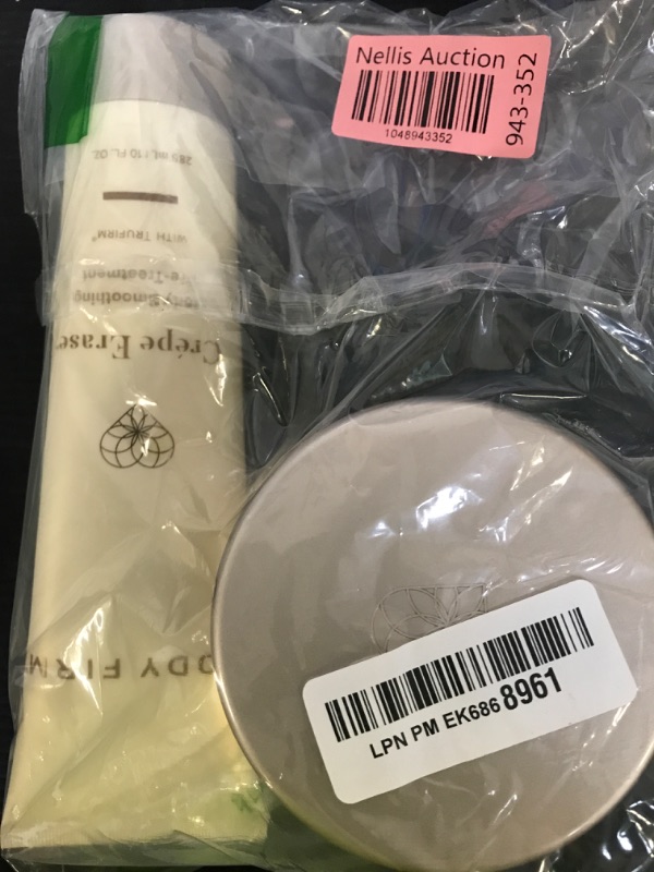 Photo 1 of BODY FIRM Crepe Erase 2-Step Advanced Care Treatment, Anti-Aging Skin Care for Body & Neck, Firming Moisturizer Cream + Exfoliating Pre-Treatment to Support Wrinkle, Citrus