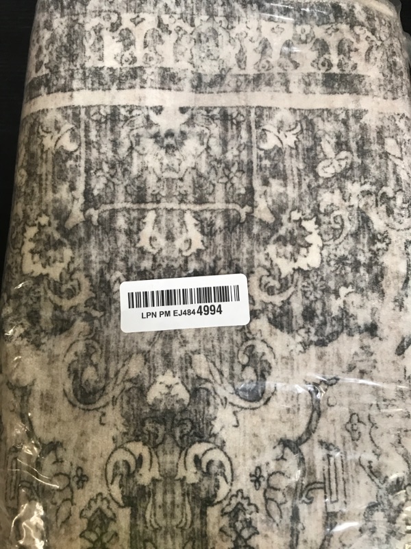 Photo 1 of Topllen Runner Rug - 2'x6' Boho Washable Kitchen Rug, Non-Slip Soft Low Pile Rugs Indoor for Entrance Living Room Bedroom Bathroom,Vintage Throw Hallway Carpet Stain Resistance (Black, 2x6ft)