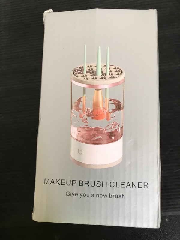 Photo 1 of Electric Makeup Brush Cleaner - Portable Compact Design for Travel Home Use - Professional Makeup Brush Cleaning Machine - Automatic Makeup Brush Cleaner in Efficient for Beauty Women, Girls
