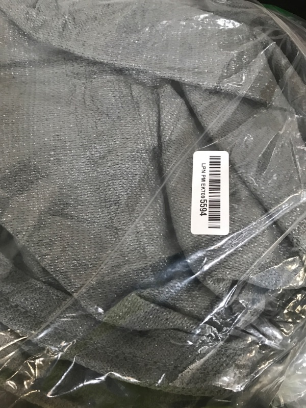 Photo 1 of ShadeMart Heavy Duty 12' x 12' x 12' Grey Sun Shade Triangle Pro Ring Shade Sail, 260 GSM Commercial Grade UPF50 Sunshade, Reinforced Corners & Edges - 5 Years Warranty (We Make Custom Size)