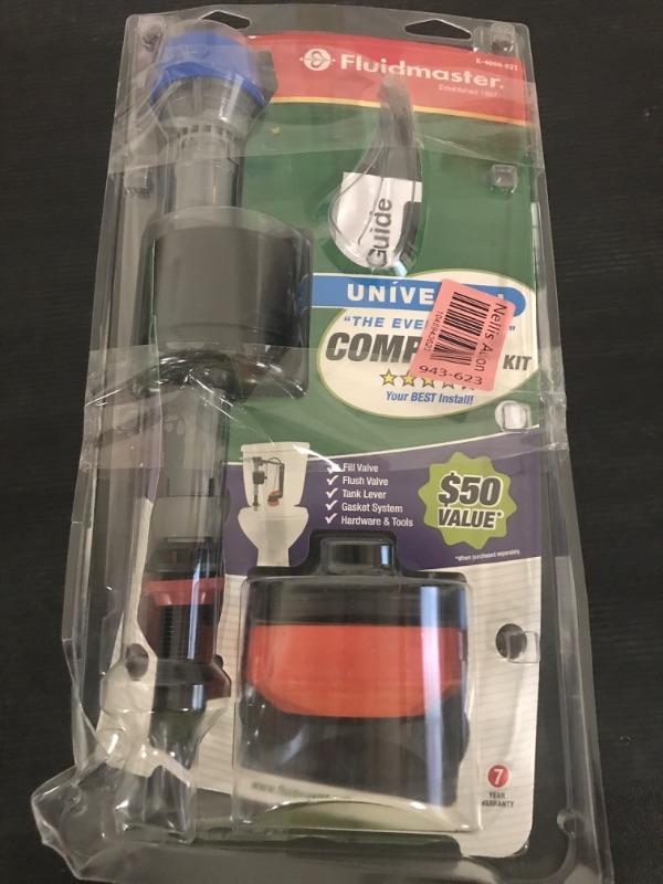 Photo 1 of Fluidmaster K-400H-021-P8 PerforMAX 2-Inch Everything Toilet Repair Kit, Multicolor