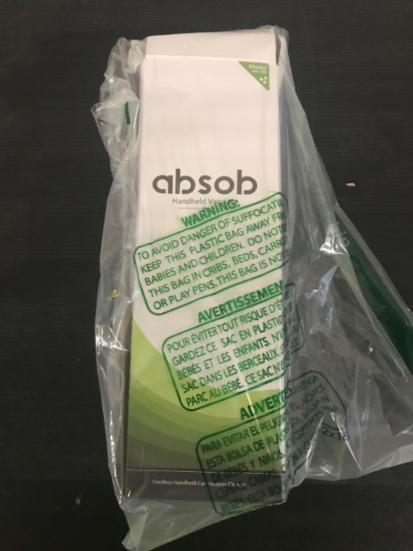 Photo 1 of absob Slim Cordless Handheld Vacuum Cleaner, Mini Portable Car Vac Ultra-Lightweight at 1.2 Pounds with Powerful Suction for Vehicle Interior, Pet Hair, Carpet, Sofa, Desk, Keyboard