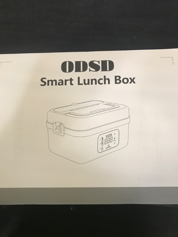 Photo 1 of ODSD Cordless Electric Lunch Box for Adults, 16000mAh Rechargeable Self-Heating Lunch Box Food Warmer with Timer & Adjustable Heating, 34oz/1L Container with Insulated Bag for Office Car Outdoor