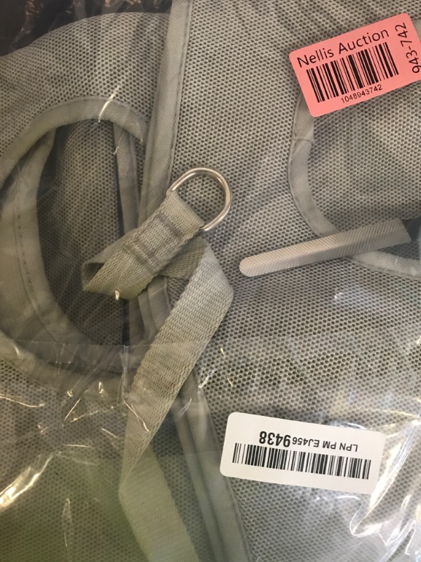 Photo 1 of Kkiimatt Dog Grooming Hammock Harness, M-Large Dog Hammock for Nail Trim, Gray Dog Restraint for Nail Clipping,Dog Grooming Sling Thick Neck Support