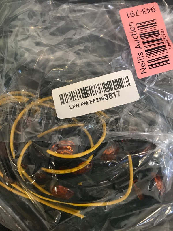 Photo 1 of FXC 10x 3/4" Round LED Clearence Light Front Rear Side Marker Indicators Light for Truck Car Bus Trailer Van Caravan Boat, Taillight Brake Stop Lamp (Amber, 12V)