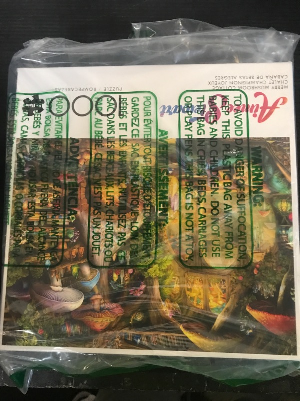 Photo 1 of Buffalo Games - Aimee Stewart - Merry Mushroom Cottage - 1000 Piece Jigsaw Puzzle for Adults - Challenging Puzzle Perfect for Game Nights - Finished Size is 26.75 x 19.75