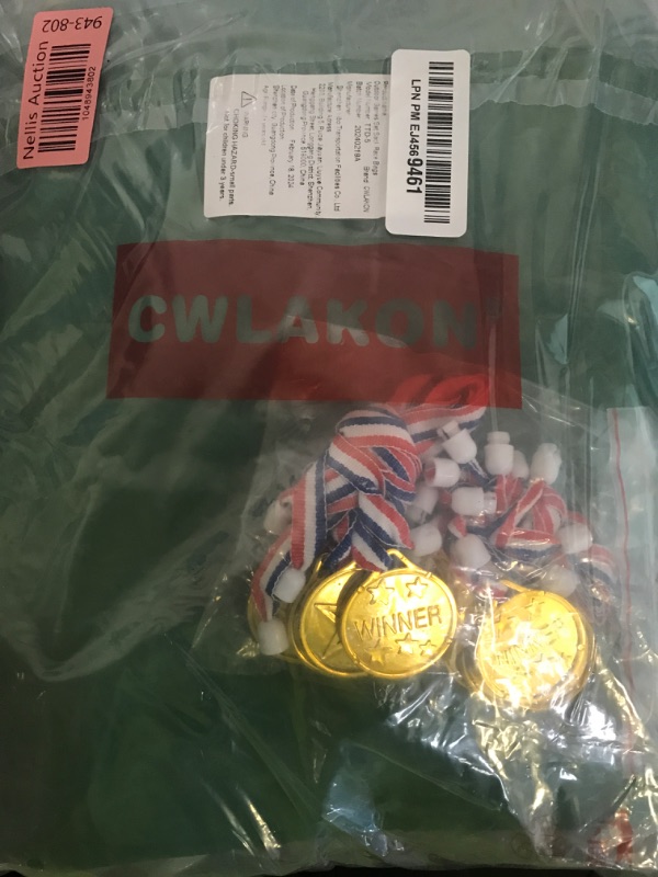 Photo 1 of CWLAKON Outdoor Games, Potato Sack Race Bags for Kids Adults, Egg Spoon Relay Race, 3 Legged Race Bands, Birthday Party, Field Day Family Reunion Carnival Outside Yard Lawn Easter Fall Festival Games