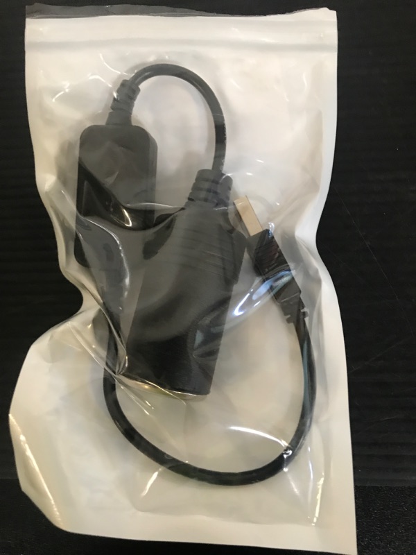 Photo 1 of WYMECT USB A Male to 12V Car Cigarette Lighter Socket Female Converter Cable (8W Max)