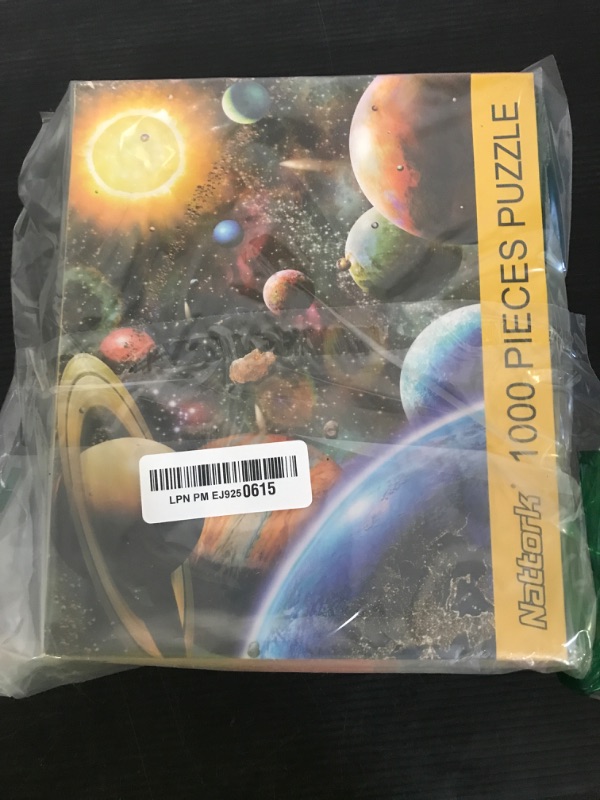 Photo 1 of Jigsaw Puzzles 1000 Pieces for Adults, Families (Space Traveler, Solar System) Pieces Fit Together Perfectly