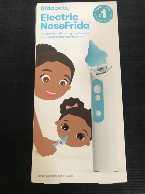 Photo 1 of Frida Baby Electric NoseFrida Nasal Aspirator for Baby, Nose Sucker for Baby & Toddler, Upgraded Nasal Aspirator for Congestion + Allergy Relief with 3 Suction Levels, 2 Silicone Tips, USB