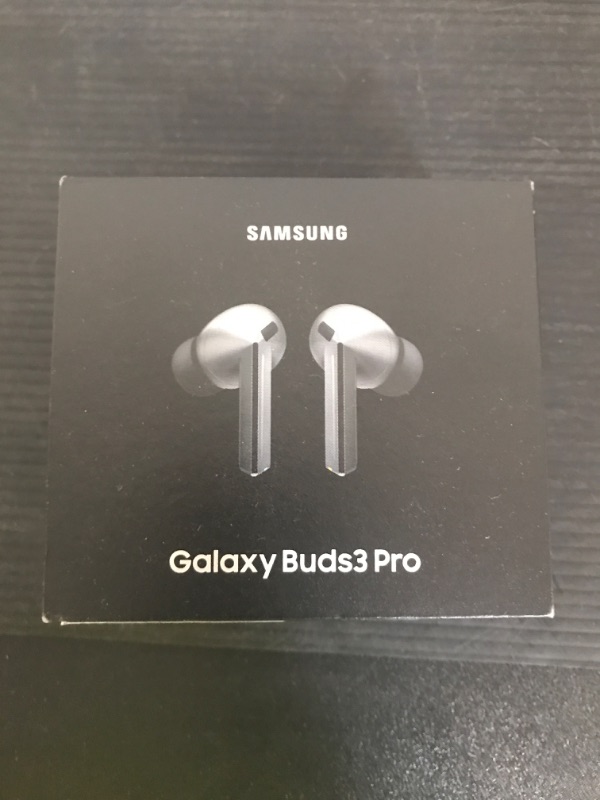Photo 1 of Samsung Galaxy Buds 3 Pro AI True Wireless Bluetooth Earbuds, Noise Cancelling, Sound Optimization, Redesigned Comfort Fit, Silver [US Version, Amazon Exclusive, 2Yr Warranty]