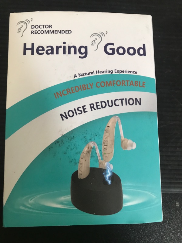 Photo 1 of Hearing Aids for Seniors, Hearing Aids Rechargeable with Noise Cancelling and Volume Control, Hearing Amplifier for Adults Hearing Loss, Portable Behind-the-Ear Hearing Aid Headphones (colour of skin)