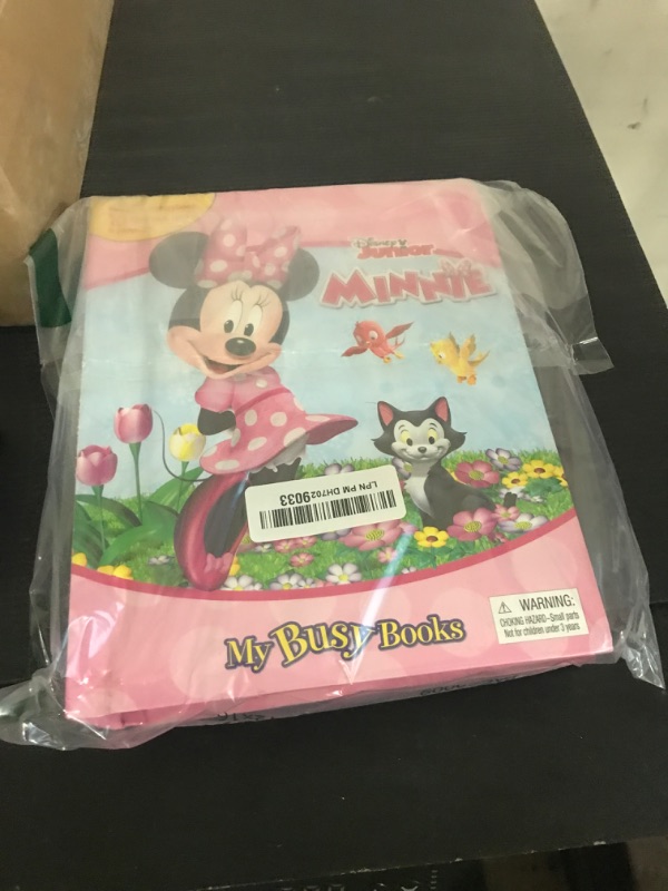 Photo 1 of Disney Junior Minnie My Busy Books - Storybook, 10 figurines, playmat