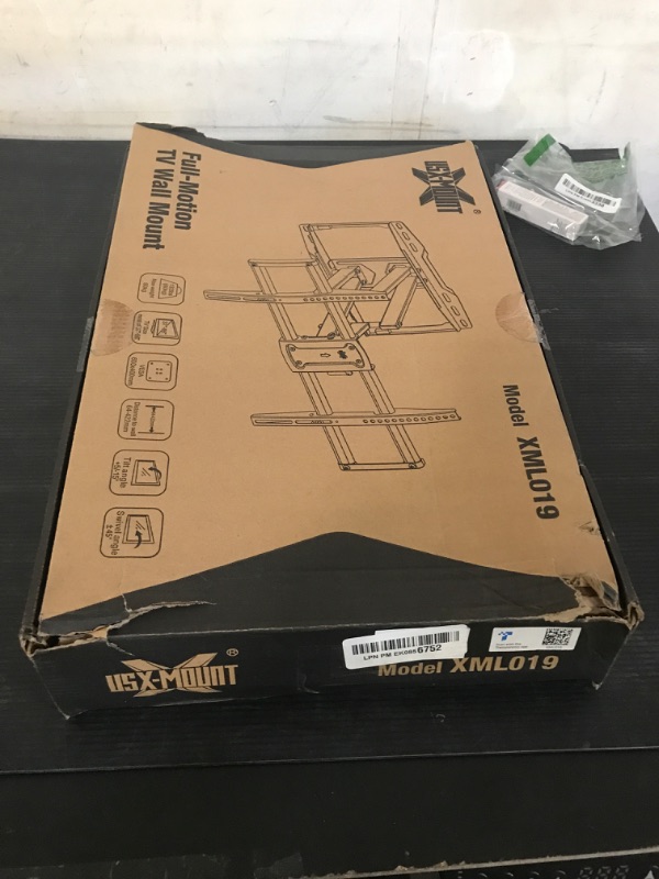 Photo 1 of USX Mount Full Motion TV Wall Mount for 42-85 inch, TV Mount Swivel and Tilt,Wall Mount Bracket with Dual Articulating Arms Up to 132lbs, VESA 600x400mm, 16" Wood Studs, UL Listed XML019