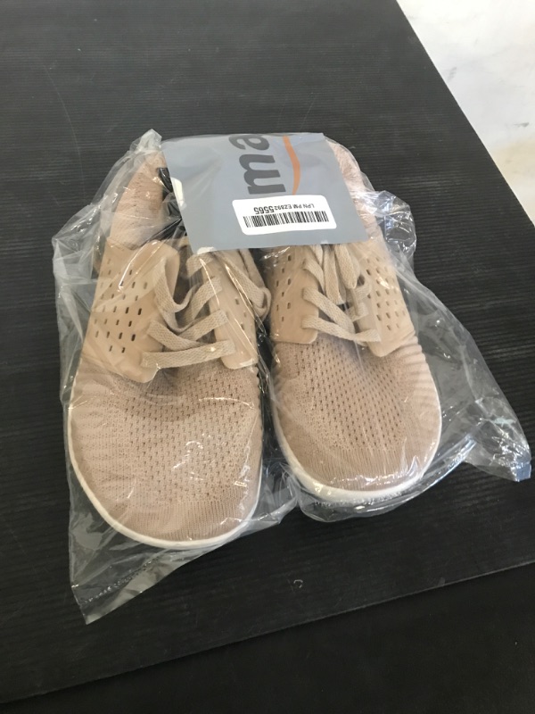 Photo 1 of WHITIN Wide Toe Box Shoes for Women Minimus Barefoot Zero Drop Size 8 Taupe Wide Width Minimalist Female Exercise Sneakers Zapatos de Hombre 39