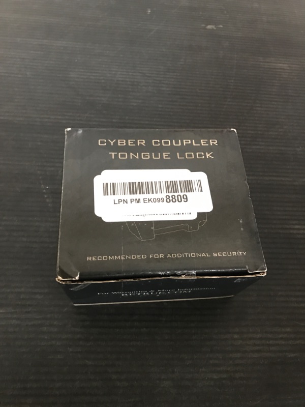 Photo 1 of RETRUE Trailer Tongue Coupler Lock, Upgrade Trailer Cyberlock Dia 1/4'', Extra Wide 1.2'' Span Trailer Latch Lock for Trailer Coupler Latch, Tow Boat Accessories, RV Truck Car's Coupler, Matte Black