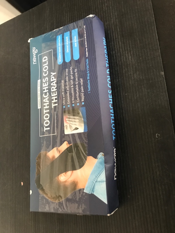 Photo 1 of NEWGO Wisdom Teeth Ice Pack Head Wrap for Face Oral Surgery, FSA or HSA Eligible Jaw Ice Pack for Face with 4 Hot Cold Gel Pack for TMJ, Tooth Extraction, Tonsillectomy Recovery