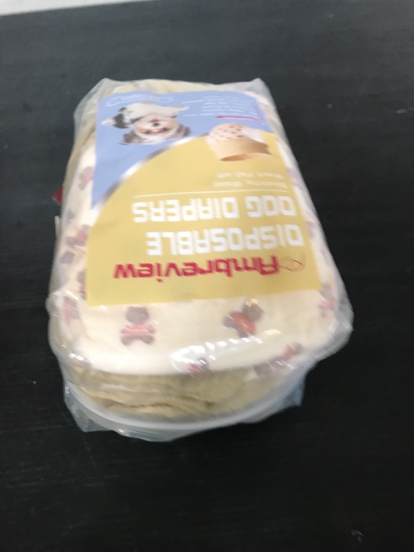 Photo 1 of Ambreview Dog Diapers Female, Disposable Diapers for Female Dog with Stretchy Waist, Pull Up Puppy Wraps for Doggie in Heat Period Super Absorbent Leak-Proof Doggy Diaper for Dogs 10PCS (XL)