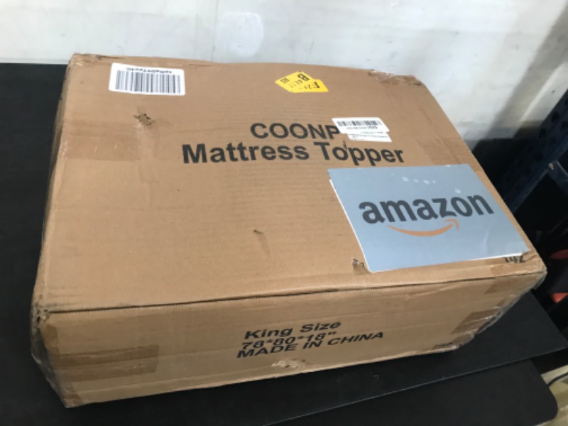 Photo 1 of COONP King Mattress Topper, Extra Thick Pillowtop, Cooling Plush Mattress Pad Cover Cotton Top Bed Topper Protector with 8-21 Inch Deep Pocket