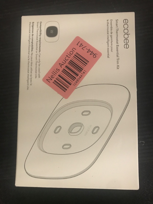 Photo 1 of ecobee Trim Plate - Made for ecobee Smart Thermostat Essential - Programmable WiFi Thermostat Accessory