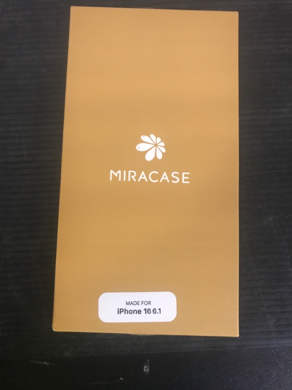 Photo 1 of Miracase for iPhone 16 Case 6.1'', Full-Body Bumper Phone case with Built-in Full Glass Screen &Camera Control,No Gap,Compatible with MagSafe,Drop Proof 16 Cover,Black