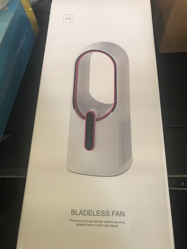 Photo 1 of KONSIDEN Desk Fan Bladeless, 11.8 Inch Office Fan Small, Quiet, 3 Speed Adjustment, Touch Control, Easy to Clean, Desk Fans Small Quiet, Ideal for Office, Living Room, Bedroom
