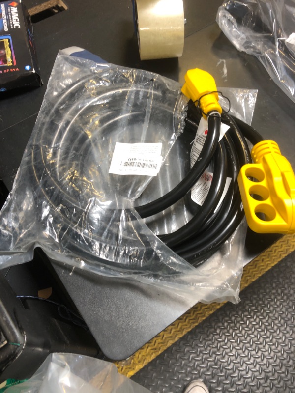 Photo 1 of Suplevel 20ft EV Charger Adapter Cord Compatible with NEMA 10-30P to 14-50R, 30 Amp 3 Prong Dryer to 50 Amp 4 Prong EV Only for Tesla or EV Level 2 Charging, EV Extension Cord with Handle, ETL Listed