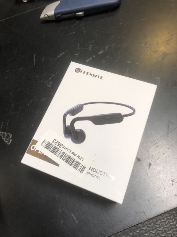 Photo 1 of CHENSIVE Bone Conduction Headphones, Open Ear Headphones Bluetooth 5.4 with Mic, Wireless Sports Headset 11H Playtime, IPX6 Waterproof for Running, Cycling, Hiking, Work, Travel