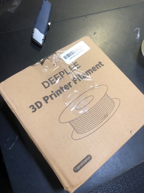 Photo 1 of DEEPLEE PLA+ 1.75mm 3D Printer Filament, PLA Plus with Dimensional Accuracy +/- 0.02mm, Higher Strength and Toughness, Neatly Wound, No Clogging, Fits for Most FDM 3D Printers, 1KG Black