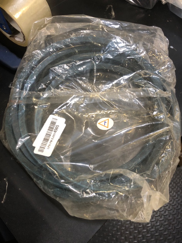 Photo 1 of seork 587686701 Lawn Mower Deck Drive Belt 5/8" x 147.75" Fits for Husqvanra 196103/532196103 54 Inch Deck Belt Mower Deck V-Belt Heavy-Duty Durable Aramid Cord Drive Belt
