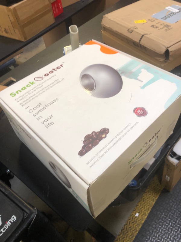 Photo 1 of Aieve Snack Coater Compatible with KitchenAid Tilt-Head Stand Mixer for Making Chocolate Covered Almonds, Pistachio, Peanut, Freeze Dried Strawberry, Raisin, Macadamia Nuts and Blueberry