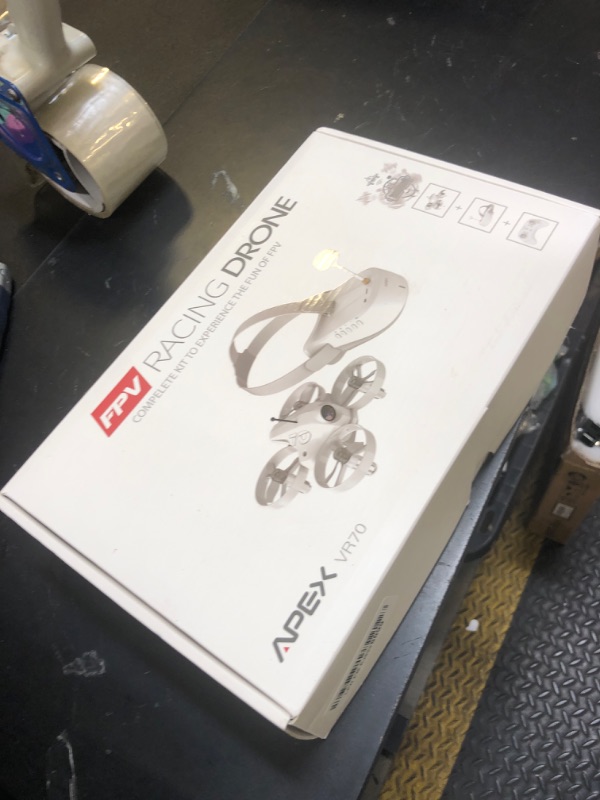 Photo 1 of APEX VR70 FPV Drone Kit, Drone with Goggles,Brushed FPV Racing drone for Beginners,Low-Latency 5.8G Transmission, Drop-Resistant
