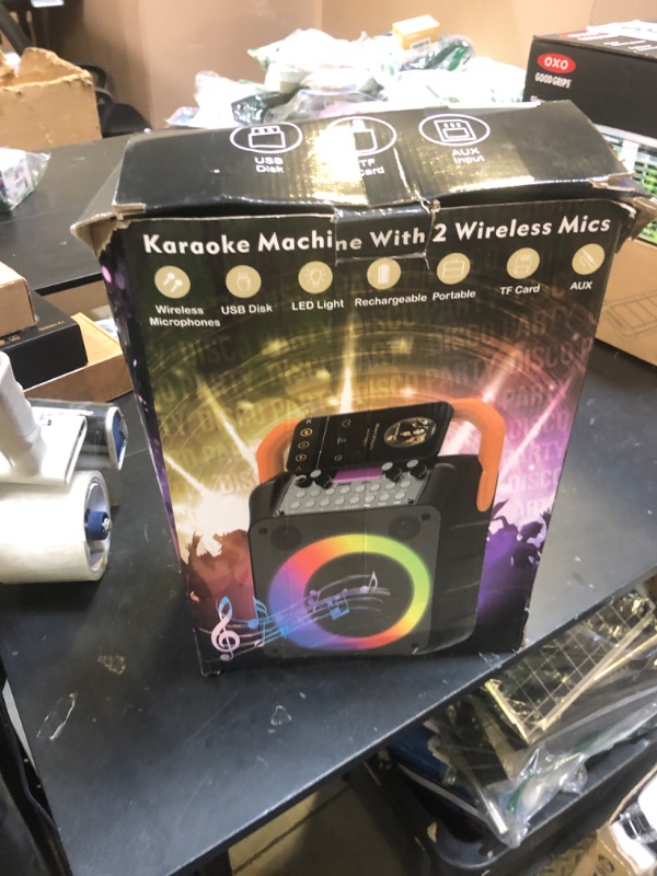 Photo 1 of KARAOKE MACHINE WIRELESS MICS